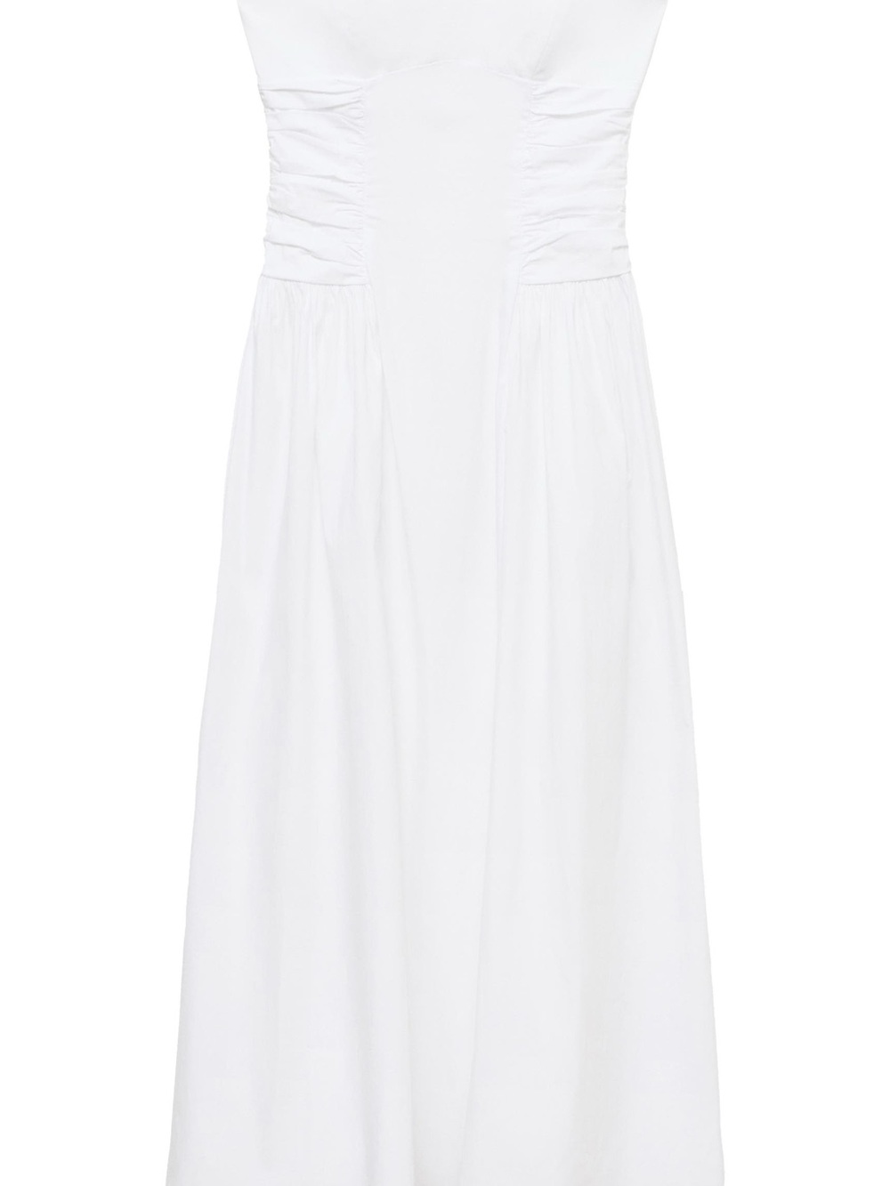 Mango Strapless White Maxi Dress - Picture 3 of 6
